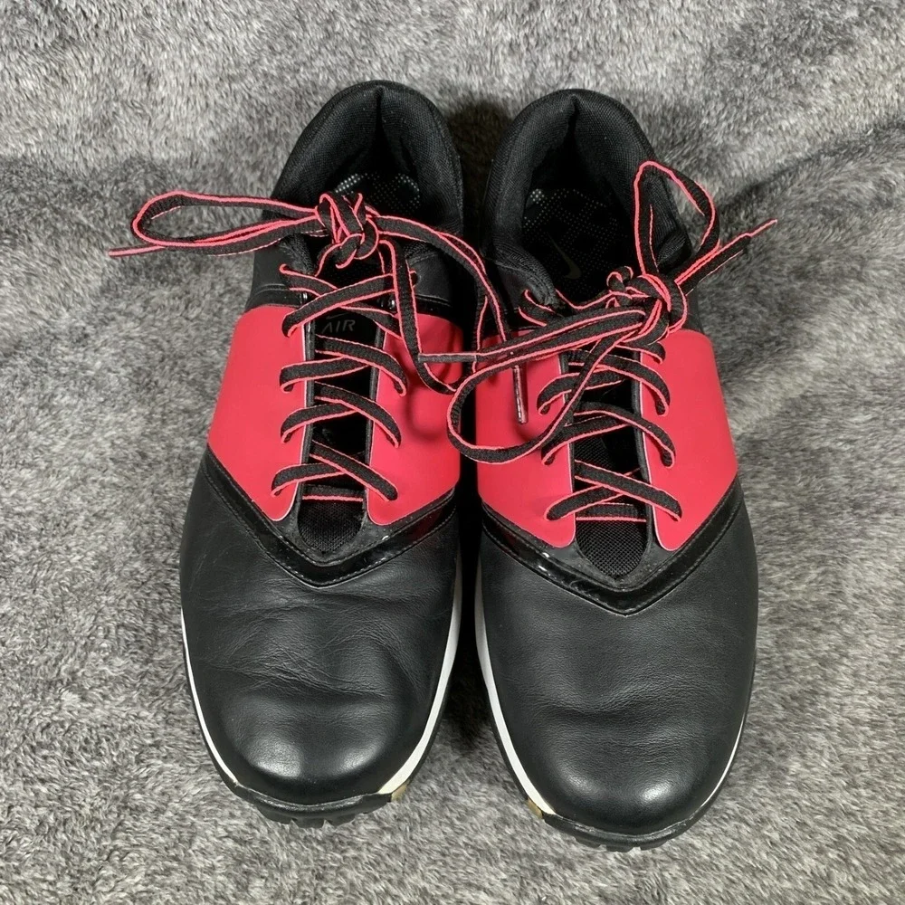 Nike Air Golf Shoes Women's 10 Black Pink Athletic Spiked 418382-010